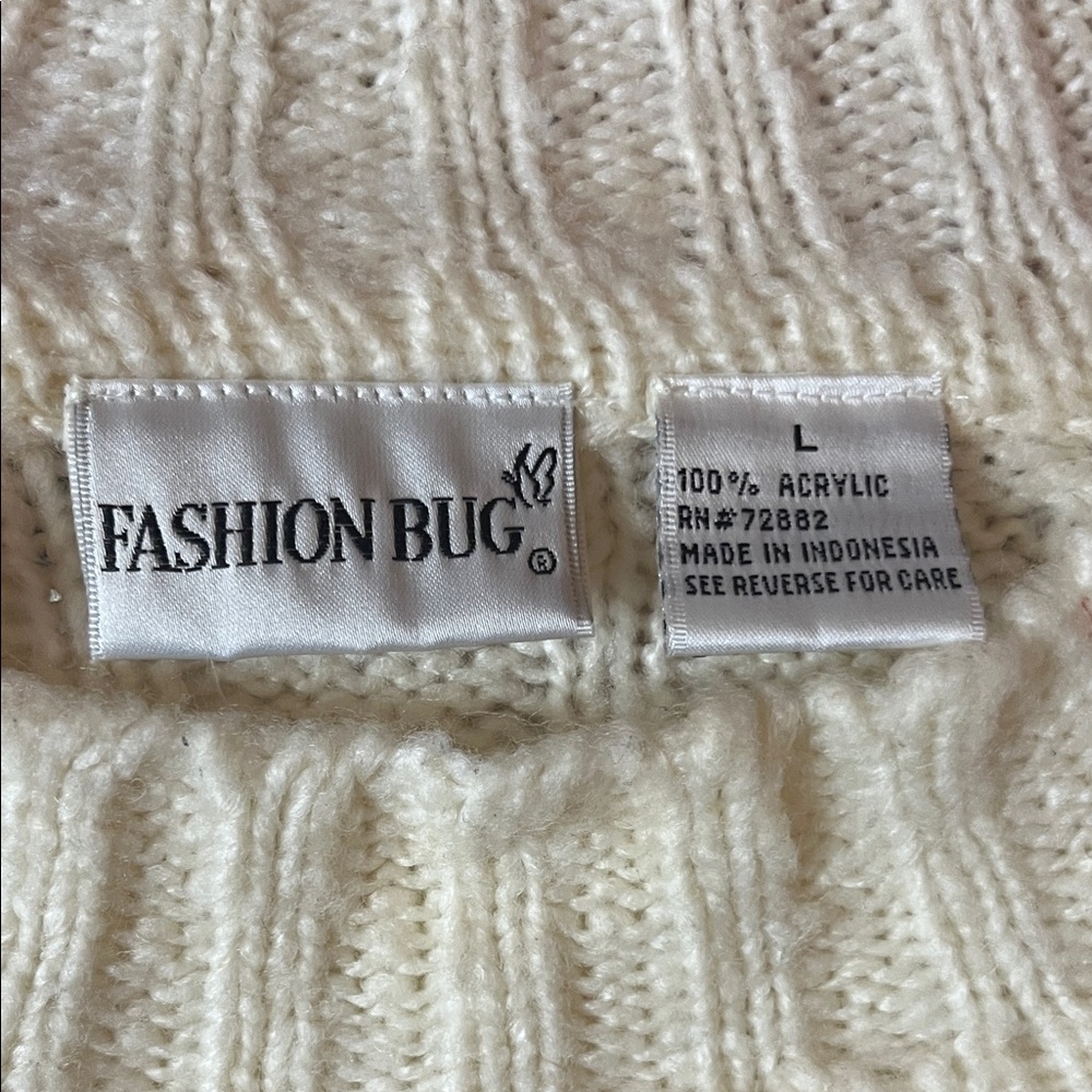 Fashion Bug Women's Soft White Sweater